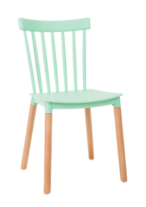Cadeira Design Retrô - Verde Claro