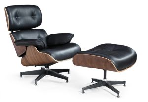 Poltrona Conjunto Charles Eames Chair - Preta