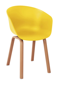Cadeira Concha - Amarela