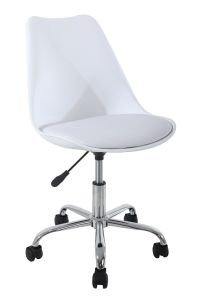Cadeira Giratória Decorativa - Branca