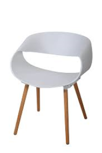 Cadeira Fixa Design Vazada - Branca