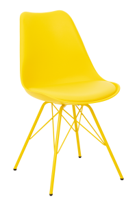 Cadeira Fixa Eiffel Ferro - Amarela